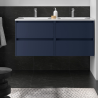 Meuble sous vasque + double vasque Noja Salgar