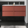 Meuble sous vasque + double vasque Noja Salgar