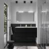 Meuble sous vasque + double vasque Noja Salgar