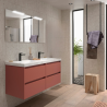 Meuble sous vasque + double vasque Noja Salgar