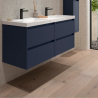 Meuble sous vasque + double vasque Noja Salgar