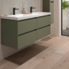 Meuble sous vasque + double vasque Noja Salgar