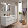 Meuble sous vasque + double vasque Noja Salgar