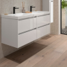 Meuble sous vasque + double vasque Noja Salgar