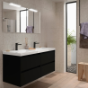 Meuble sous vasque + double vasque Noja Salgar