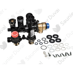 Vanne 3 voies plus moteur pour Saunier Duval THEMAPLUS F 25 E Vanne 3 voies plus moteur pour Saunier Duval THEMAPLUS F 25 E