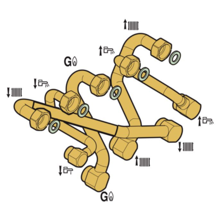 Kit de remplacement HG36 Pour Vivadens MCR Vers ELM GVM 7.20 et GVMC23