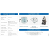 Robot piscine connecté Alpha 6400 iQ Zodiac - FOND + PAROIS + LIGNE D'EAU + Blue Connect Go offert