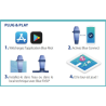 Robot piscine connecté Alpha 6400 iQ Zodiac - FOND + PAROIS + LIGNE D'EAU + Blue Connect Go offert