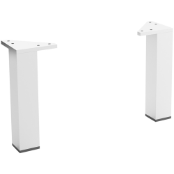 Jeu de 2 pieds chrome Hauteur 300 mm Salgar Jeu de 2 pieds chrome Hauteur 300 mm Salgar