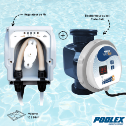 Pack Électrolyseur Poolstar + Régulateur de PH Poolstar Pack Électrolyseur Poolstar + Régulateur de PH Poolstar