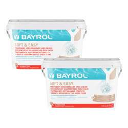 Pack de 2 Soft & Easy 30m3 à base oxygène actif pour piscine BAYROL