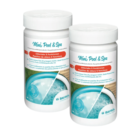 Pack de 2 Chlore 5 fonctions 1kg pour piscine hors-sol BAYROL