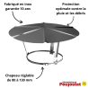 Chapeau chinois Inox réglable