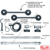 Kit cuve fioul 500 L x 2 + Kit aspiration ROTH + Jauge + Kit jumelage