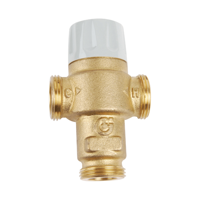 Mitigeur en T pour chauffe-eau vertical