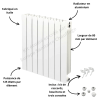 Éléments Radiateur Aluminium VIP 500 Deville Hauteur 590