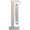 Radiateur aluminium horizontal VOX 600 Deville H.69 cm