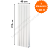 Radiateur Aluminium H.125 cm Oscar 1200 Deville
