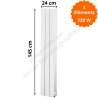 Radiateur Aluminium H.145 cm Oscar 1400 Deville