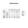 Vase d'expansion sanitaire VEXBAL grande capacité sur pieds Thermador