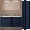 Meuble sous vasque + double vasque Attila Salgar
