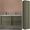 Meuble sous vasque + double vasque Attila Salgar
