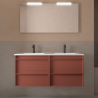 Meuble sous vasque + double vasque Attila Salgar