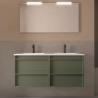 Meuble sous vasque + double vasque Attila Salgar