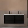 Meuble sous vasque + double vasque Attila Salgar
