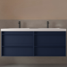 Meuble sous vasque + double vasque Attila Salgar