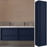 Meuble sous vasque + double vasque Attila Salgar
