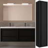 Meuble sous vasque + double vasque Attila Salgar