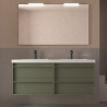 Meuble sous vasque + double vasque Attila Salgar