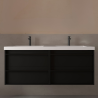 Meuble sous vasque + double vasque Attila Salgar