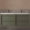 Meuble sous vasque + double vasque Attila Salgar