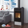Poêle mixte bois et granulés Hybrid 11 kW Bronpi