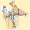 Flexalu acoustiqe 3m et 6m D 125 int - 160 ext Poujoulat 
