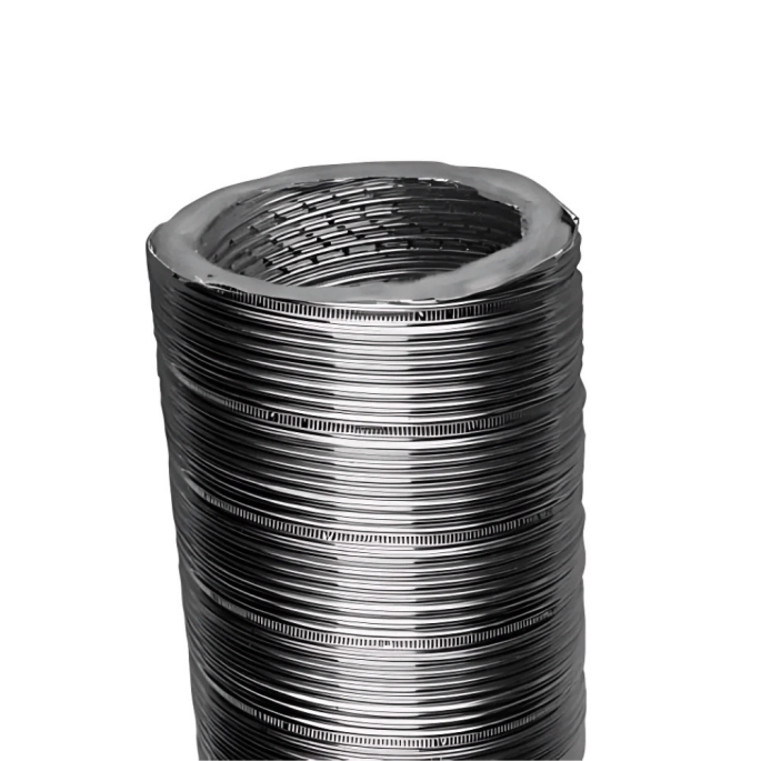 Flexalu acoustiqe 3m et 6m D 125 int - 160 ext Poujoulat 