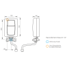 Chauffe eau électrique instantané avec robinet EPS2 Kospel