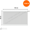Radiateur acier chauffage central H.400 mm T21 NOVELLO 8 Stelrad