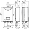 Chauffe-eau gaz Opalia F17 Bas-N0x Saunier Duval
