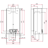 Chauffe-eau gaz Opalia C 11 Piezo Bas-N0x Saunier Duval