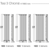 Radiateur Acier H.180 cm Tesi 3 Irsap