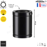 Elément droit 25 cm ref ED 250-... ZI Therminox ZI Poujoulat