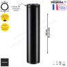 Elément droit 95 cm ED1000-...TI Therminox Poujoulat TI