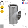 Té isolé 90° T 90-... ZI Therminox ZI Poujoulat