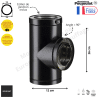 Té isolé 90° T 90-... ZI Therminox ZI Poujoulat