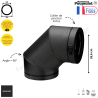 Coude 90° EC90-...TI Therminox Poujoulat TI