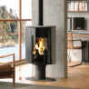 Poêle à bois Hemisph'R Morvan 6,2 kW
